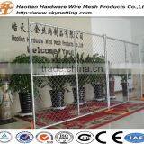 Hot Dipped Galvanized Chain Link Temporary Fence Pipe Frame American Temporary Fence