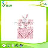 High Quality Eco Soft Plush Fleece Baby Blanket thumbnail-3