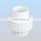 Water Supply Plastic Fitting PVC White Union