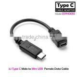 1M USB 3.0/Micro Usb/mini Usb/ to USB 3.1 C Type C Connector Data Cable for Tablet&smart Phone thumbnail-4