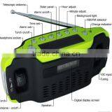 Hight Quality Low Price Crank Hand Solar Powered Radio AM/FM thumbnail-1