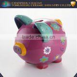 Decorative Money Bank Ceramic Pig thumbnail-1
