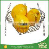 Fruit Vegetable Kitchen Storage 3-Tier Wire Hanging Basket thumbnail-4