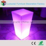 Modern RGB LED Color Lighting Plastic Flower Planter thumbnail-1