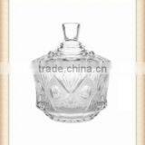 Wholesale Glass Candy Box With Lid ,Promotion Glass Sugar Bowl thumbnail-1