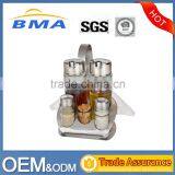 5 Pieces Stainless Steel Oil And Pepper Spice Jar Set thumbnail-1