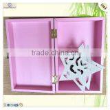 MDF Hinge Lid Painted Color Wooden Decoupage Box thumbnail-2