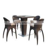 2017 Sigma Used Bar Furniture 4 Seat Bar Set Curve Stool thumbnail-1