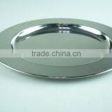 Round Plate Stainless Steel Buffet Trays With Multi Size thumbnail-1