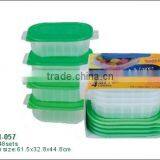 6pcs Rectangular Storage Box Set,plastic Rectangular Box, Food Container With Lid thumbnail-4