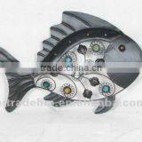 Colorful Beans Metal Fish for Wall Art thumbnail-1