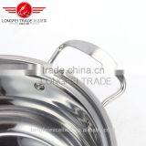 High Quality 4pcs Stainless Steel Color European-style Soup Pot Set thumbnail-6