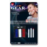 Фанатские мастики для лица в французских цветах для болельщиков футбольного чемпионата Европы 2016 с соответствием стандарту EN71 thumbnail-1