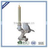 Wholesale High Quality Fashion Bird And Twig Poly Resin Candle Holder thumbnail-4