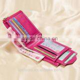 Commercial Custom Business Personalized Unisex Wholesale Genuine Leather RFID Blocking Card Holder Wallet thumbnail-4