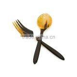 Horn Fork and Spoon With Fashionable Design and Natural Color, 100% Handmade thumbnail-2