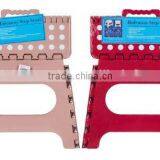Convenient Plastic Fold Stool Folding Travel Stool 450729 thumbnail-2
