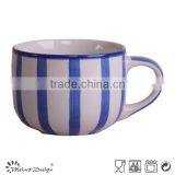 14OZ Hand-painted Stoneware Coffee Mug thumbnail-4