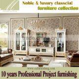 YB62 Antique French Solid Wood Glossy Gorgeous Gold Velvet Chaise Lounge For Bedroom thumbnail-3