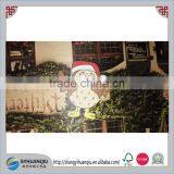 Small Christmas Wooden Plaque Tree Decoration thumbnail-1