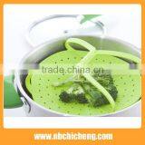 Silicone Food Thawing Filter, Vegetable Fruit Wash Drainage Grid, Silicone Grid Basket thumbnail-3