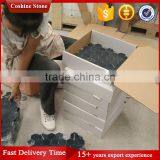 Honed Surface Hexagon Shaped Black Nero Marquina Marble Mosaic Art Floor Tile thumbnail-4