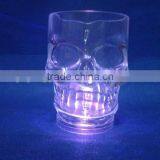 Acrylic Halloween LED Light up Party Decoration Skull Plastic Cup for Sale thumbnail-6