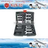 Stubby Reversible 72 Teeth Ratchet Handle Wrench Set thumbnail-1