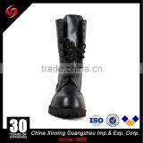 High Ankle Full Grain Leather Cheaper Black Comfortable Military Combat Boots Wholesale thumbnail-2