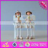 2016 New Fashion Children Wooden Decoration Home W02A149 thumbnail-3