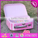 2017 Best Sale Lovely Pink Children Wooden Toy Box for Sale W08C171-S thumbnail-1