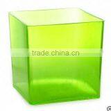 Clear Cube Vase for Flowers