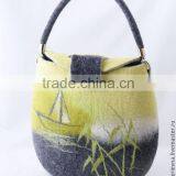 Best Selling Eco-friendly Handmade Decorated Felt Hand-bag thumbnail-1