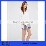 2017 Blouse Women Summer Formal Western Wear Women White Blouse Women thumbnail-1