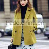 GZY Stock Warehouse Woman Clothes Winter Wollen Overcoat Stock England Model Export China Charming Design 2017 thumbnail-2