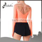 Women Athletic Fitness Workout Sports Walking Running Cycle Gym Shorts thumbnail-2