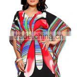 Crepe Fabric Designer Printed Kaftan / Poncho/kaftan Dress/abaya Kaftan thumbnail-3