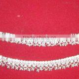 SILVER Plated GYPSY CHAIN ANKLET PAYAL Foot Bracelet thumbnail-1