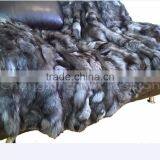 CX-D-67 Dropship Softtextile 2016 Fashion Genuine Fox Fur Fur Blanket thumbnail-2