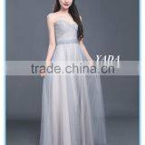 Latest Design Grace Woman Pleats Tulle Evening Dresses for Bridesmaids Dresses thumbnail-2