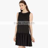 Black Easy Casual Women Summer Dress Custom Made thumbnail-4