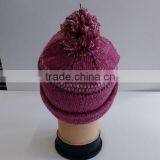 High Quality Cheap Custom Winter Hat With POMPOM thumbnail-3