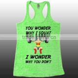 Popular Items for Burnout Tank Tops Funny Womens Superhero Fitness Tank Ladies Gym Stringer Tank Top Workout Clothes Yoga Wear thumbnail-1