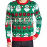 Men Green Sweater Striped Christmas Pattern Christmas Decorations thumbnail-1