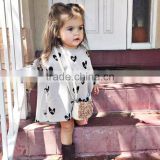 Longsleeve Cotton Printing Fashion Kids Girls Dresses