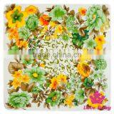 Wholesale Cheap Floral Jacquard Printing Bandanna Silk Scarf For Kids thumbnail-3