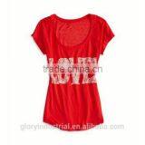 Red Loose Custom Colour Changing T-shirt for Girls thumbnail-3