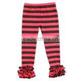 2017 New Style Cotton Hot Kid's Ruffle Pants Leggings Children Christmas Leggings thumbnail-2