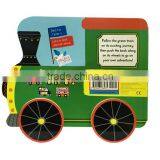 Train Pattern Board Book Customizable Children Card Book Education Books thumbnail-2