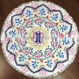 Gigantic Emoji Round Tapestry Beach Pool Home Shower Blanket Yoga Mat Boho thumbnail-5